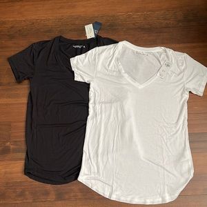Abercrombie & Fitch soft & drapey leggings t-shirts